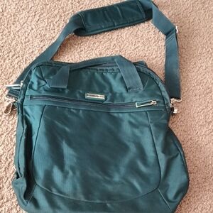 Samsonite blue travel bag